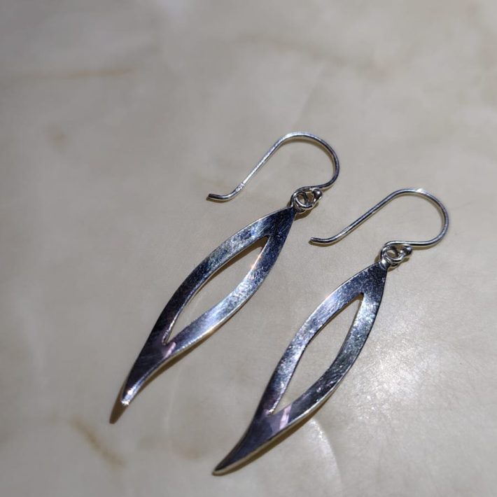 Aro Colgante Hoja Espiral