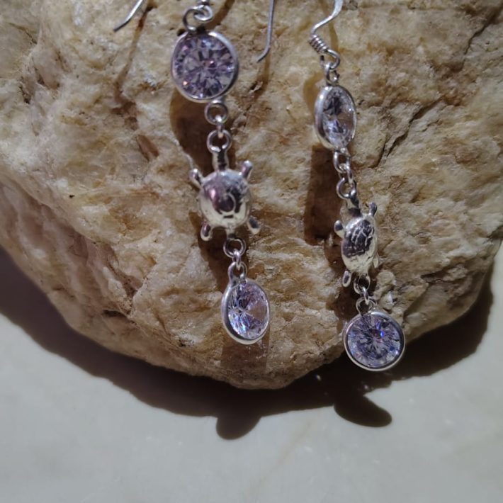 Aro colgante Tortuga Circón