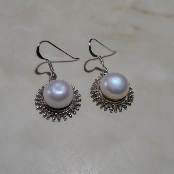 Aro Plata 925 Sol Perla