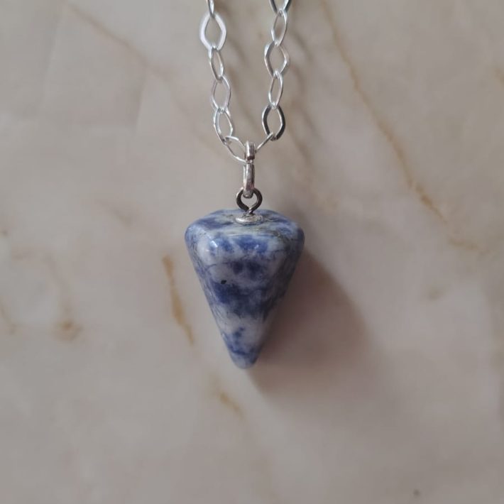 Colgante Péndulo de Sodalita Azul