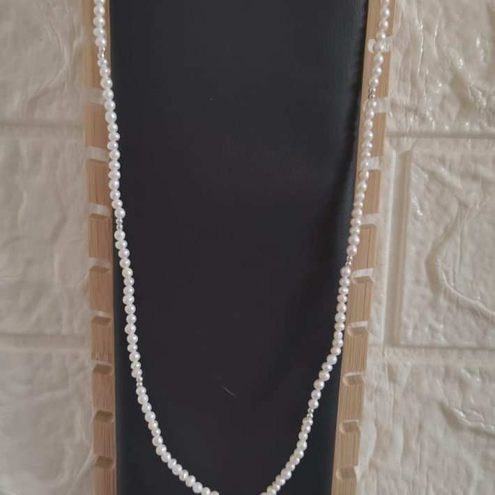 Collar Perlas con Plata