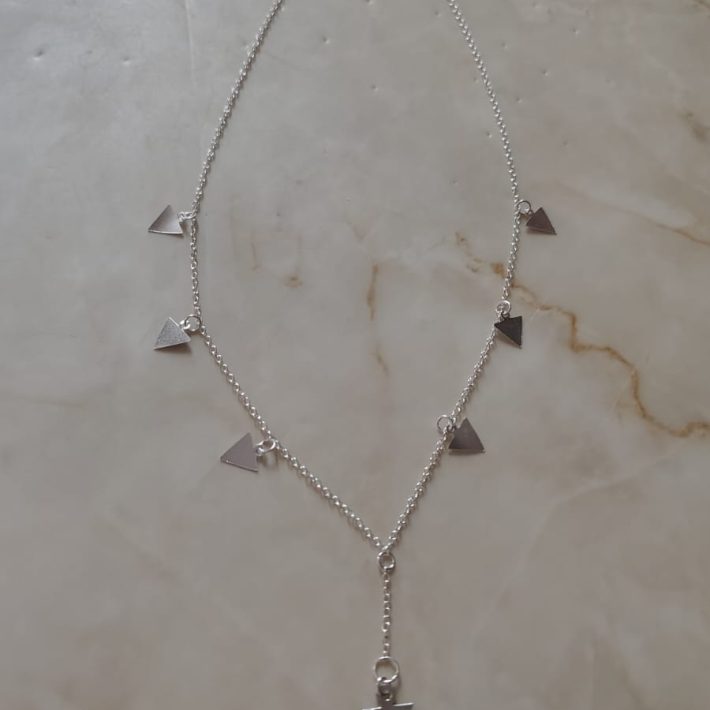Cadena Corbata Triangulos