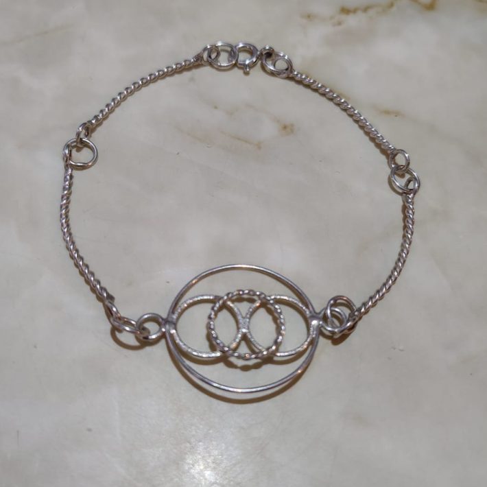 Pulsera Plata 925 Entrelasada