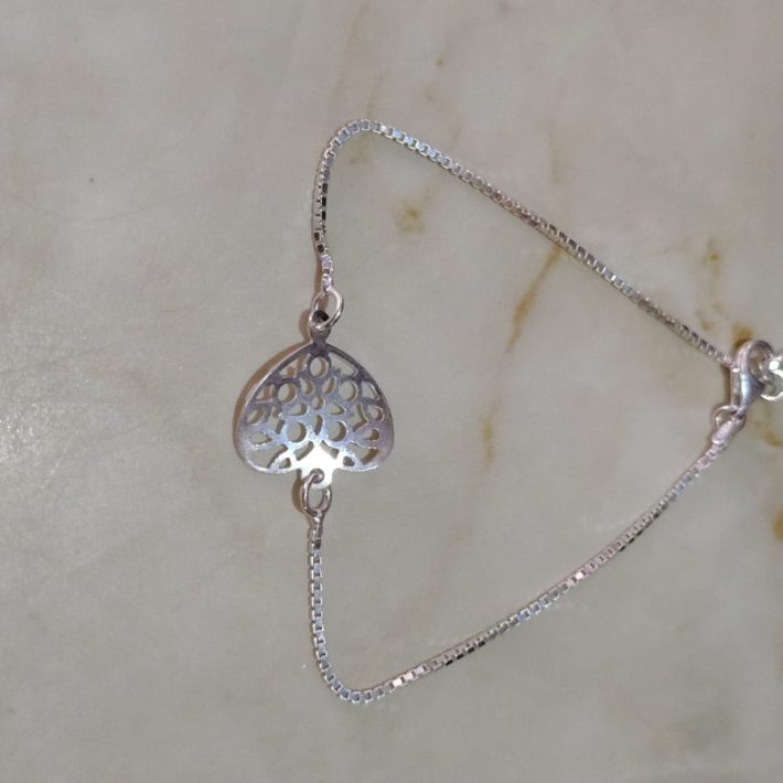 Pulsera Plata 925 Flor de vida