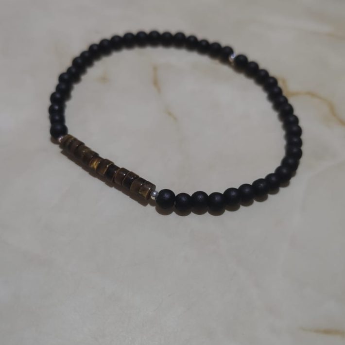 Pulsera Ónix Ojo de Tigre