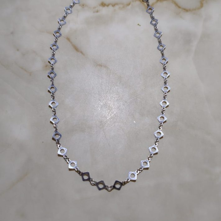 Tobillera Plata 925 Rombo